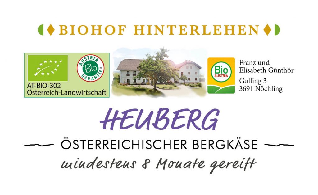 Produktetikette Heuberg